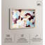 «Crimson and Blue Shadowbox Print Abstract Decor» par Art Remedy-118167399-118167401