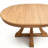 Alvares Extendable Solid Wood Dining Table with Pedestal Base
