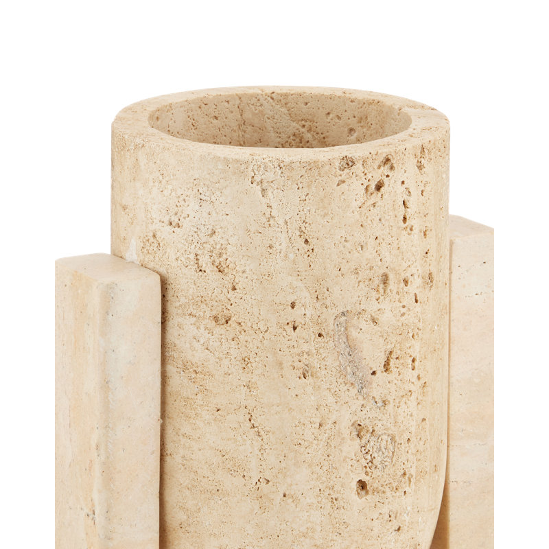 Stone Vase, Face To Face Set Of 2