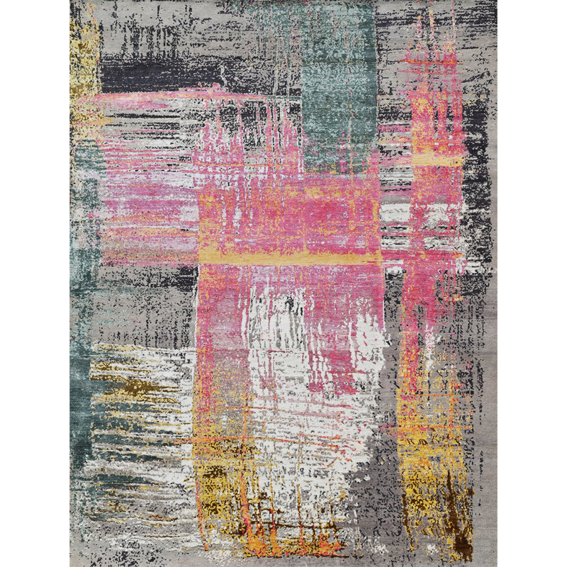 CAR2KC314MUPI Abstract Area Rug, Rectangle 9' x 12'