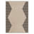 Abdellah Minimalist Geometric Wave Beige/Cream/Black Indoor Area Rug, Machine Washablewith Non-Slip Backing-1676799825