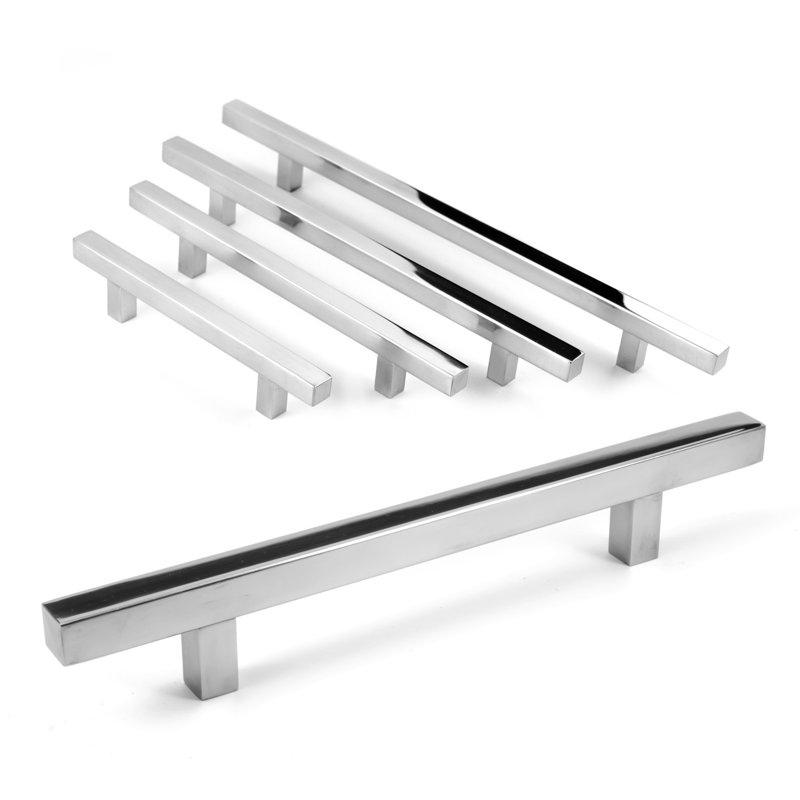 Poignée de meuble Pi, 13", Chrome poli