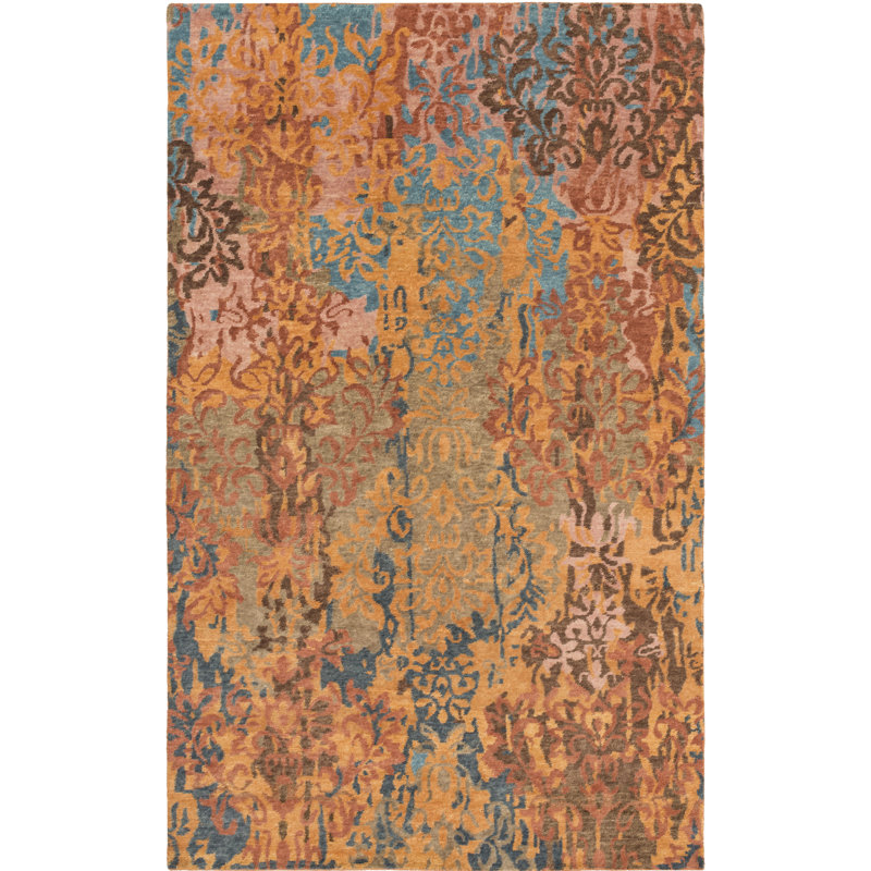 Urrutia Wool Oriental Indoor Rug, Rectangle 5' x 8'