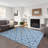Despena Washable Floral Indoor Rug-653294972
