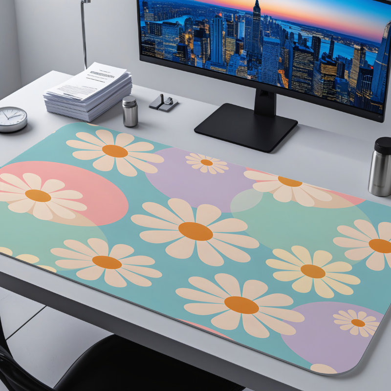 Polyester Desk Pad, 23.6x13.8