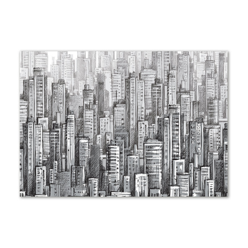 Skyscrapers - Wrapped Canvas Print