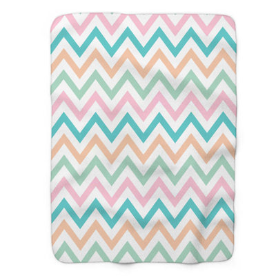 Couverture sherpa pastel 1 pièce Pastel Serenity