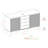 Maitre 59" Sliding Slat Door Sideboard-1245750073