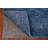 Blue Handmade Gabbeh Indian Runner Rug