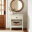 Table de chevet crème antique-764181875