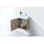 Ensemble de meuble-lavabo simple mural de 18 po Tenafly-38450863