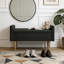 Banc de rangement en velours Teddy-483708129