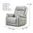 Vandoon Leather Power Swivel Glider-124434706