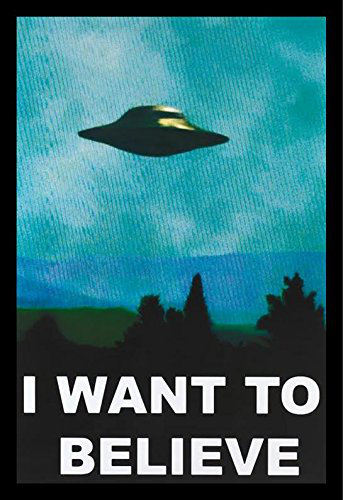 « i veux me croire-the x-files », impression encadrée