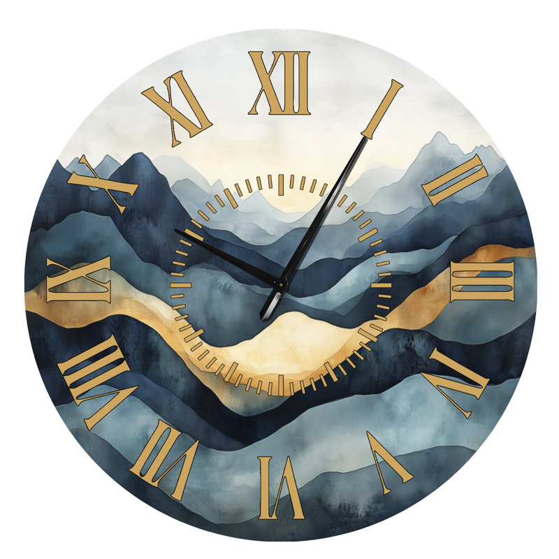 Horloge murale Bold Earth Horizon, Surdimensionné