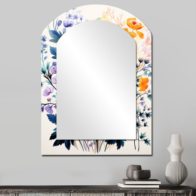 Miroir mural traditionnel asymétrique