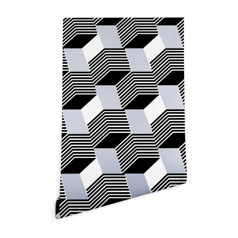 Panneau de papier peint adhésif mat 10 pi x l 24 po gabriela fuente kassar, L 4 po x l 24 po