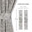 Finklea 100% Polyester Floral Room Darkening Grommet Curtain Panels-567929288-552753787