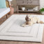Tapis à poil long performance à motif géométrique Florida Drennen-23046239