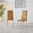 Everson High Gloss 6 Seat Extendable Dining Set with Luxury Faux Leather Upholstered Dining Chairs-473298239