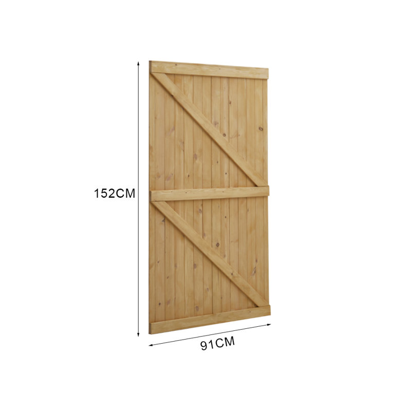 Luana Wood Gate, 152cm H x 91cm W x 2cm D