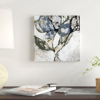 " Crackled Stems II " by Jennifer Goldberger Painting Print