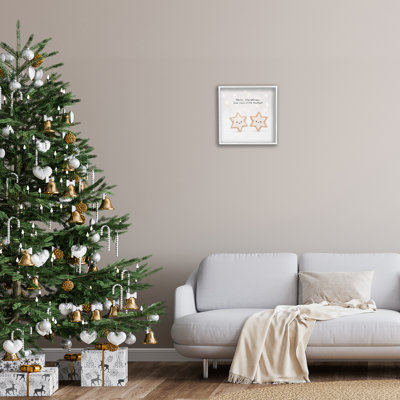 "Cadre de photo de phrase de biscuit de Noël" par Lemon & Sugar sur toile