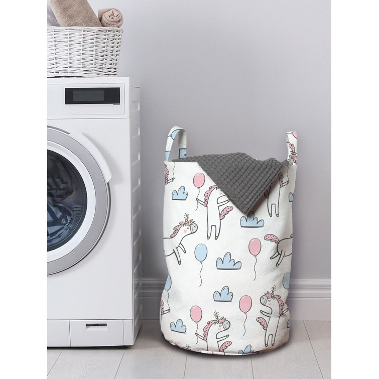 Mainstays Polyester and Cotton Laundry Bag, Gray 