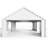 16 FT. W x 20 FT. D Steel Canopy Tent With 4 Removable Side Walls Heavy Duty Party Tents For Parties-93907483