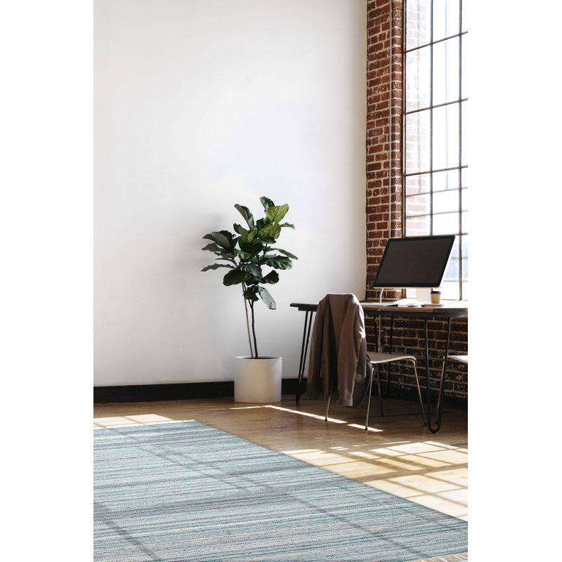 Kilim turquoise Ankara FW 5 pi 3 po x 7 pi 9 po