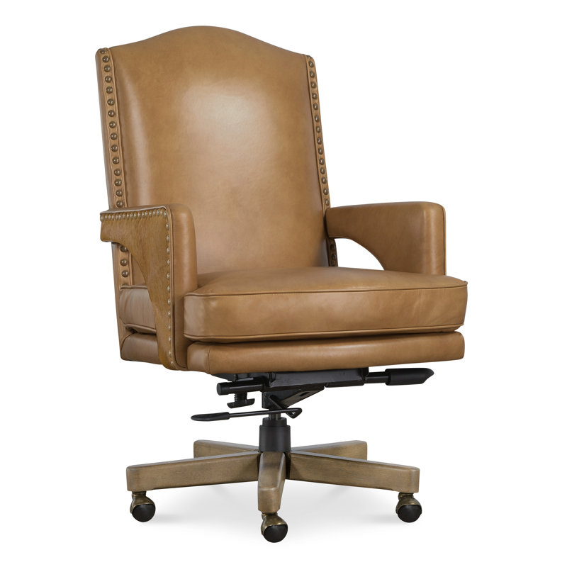 Fauteuil de direction en cuir véritable EC