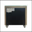 Table de chevet beige en velours