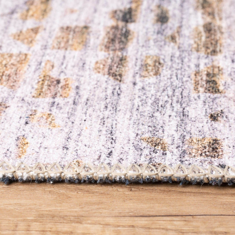 Luxurious Machine Washable Carpet, 100% Polyester, 7.5 x 10.8 Feet | Pile Height: 0.2 Inches, 1850 g/m² | Recycled Poly Cotton Underside, Easy Care, Perfect for Living Room & Bedroom, Soft & Durable Design