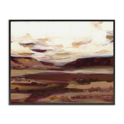 «Canyon Mesa», art de la giclée encadrée par Haley Knighten