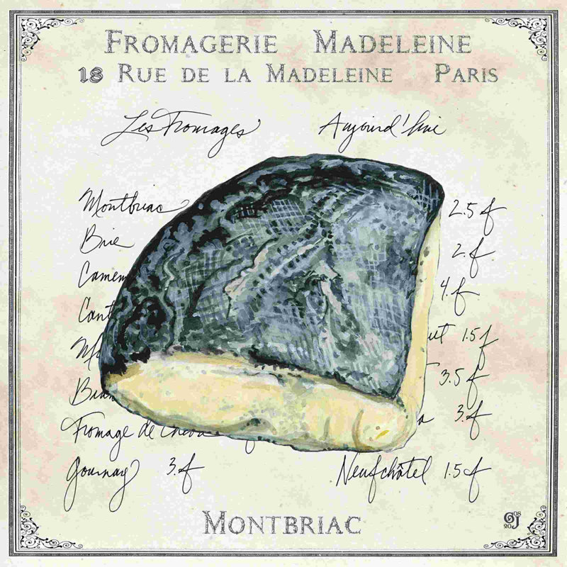 Fromages I, H 12 po x l 12 po