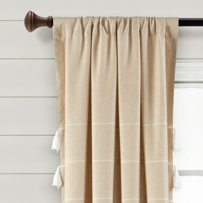 Semi Sheer Pair, Wheat, 42"W x 95"L