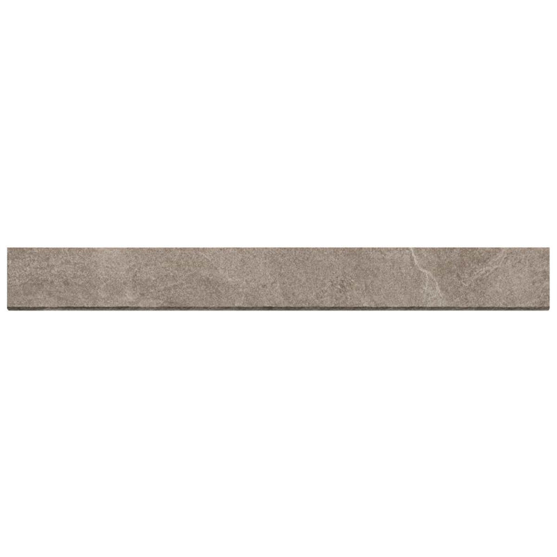 Era 3X24 Limestone Look Matte Porcelain Bullnose, Caramel Brown