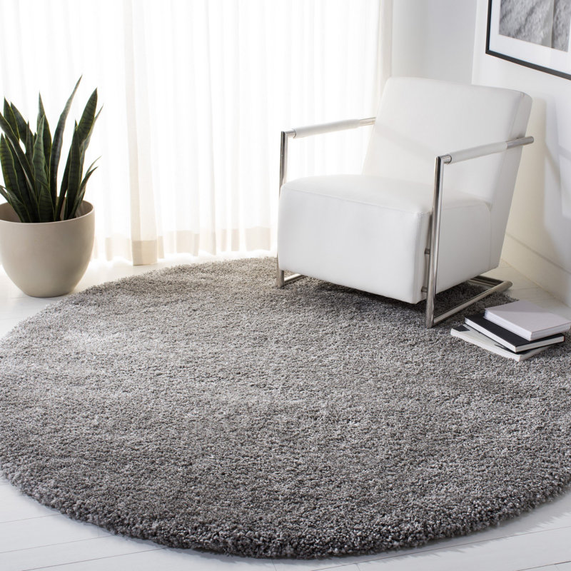 Vandoren Shag Performance Rug, Round 6'7"
