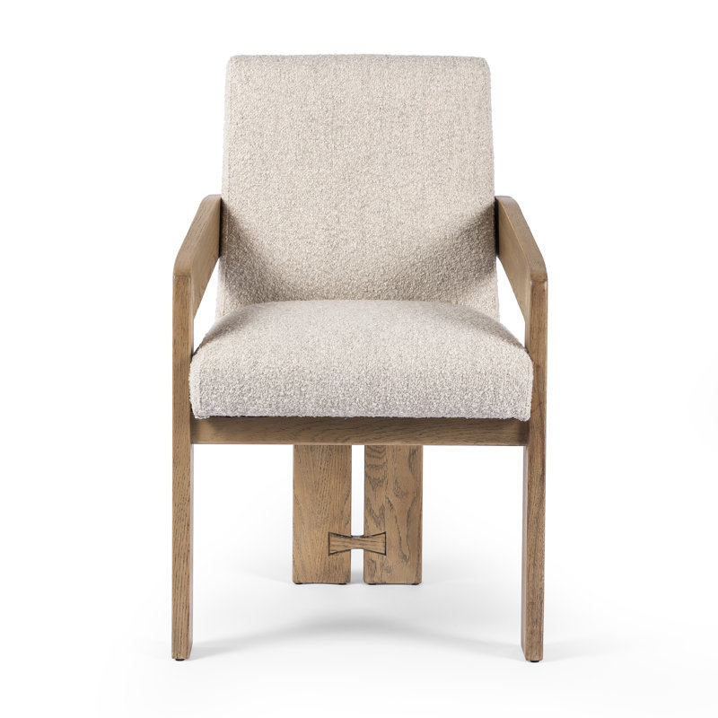 Roxy Dining Armchair, Gibson Black, Cream/Light Brown, Cream/Light Brown_2