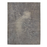Gray Contemporary Silk Rug - 8' x 10'