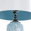 Lampe de table bleue 28 po