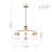 6 - Light Sputnik Linear Chandelier