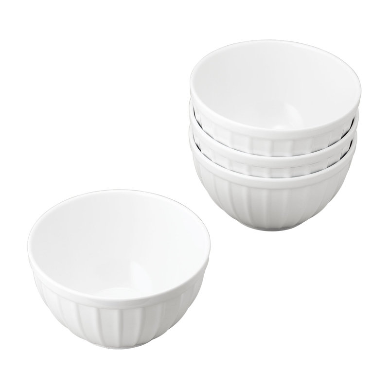 Annen 4 Piece Melamine Dessert Bowl Set