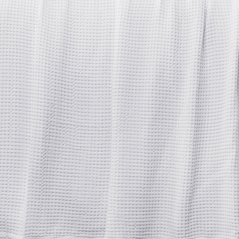 Balboa Waffle Blanket, White, King