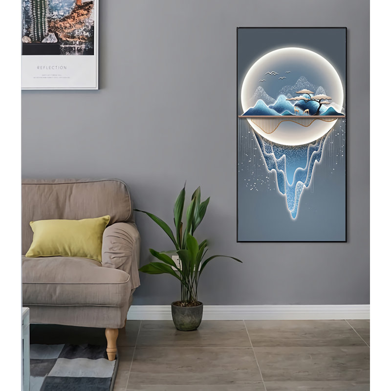 Framed On Paper Print, 31.49" H x 15.74" W x 2.75" D
