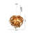 Beamon 1 - Light Metal Chandelier With A Shiny Gold Acrylic Shade