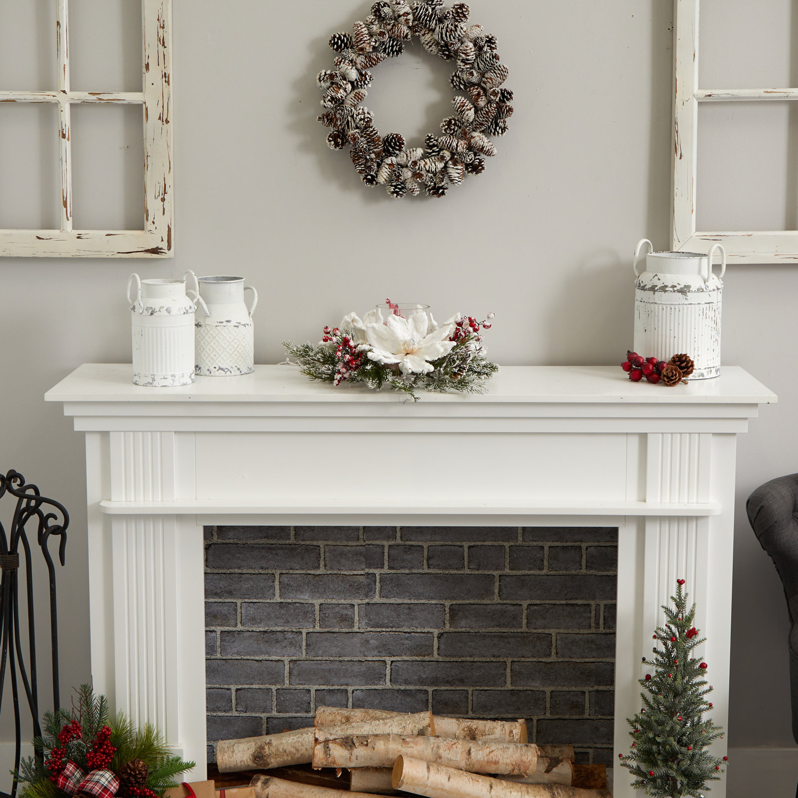 Frosted Candelabrum