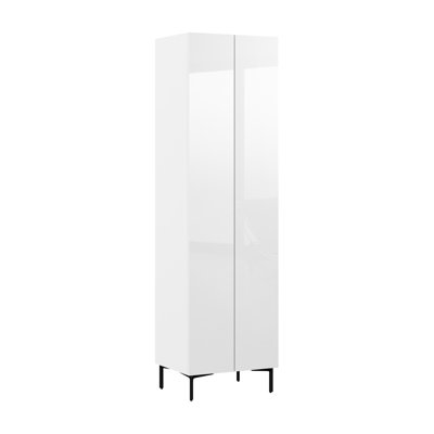 24W Modular Tall Storage Cabinet With Doors