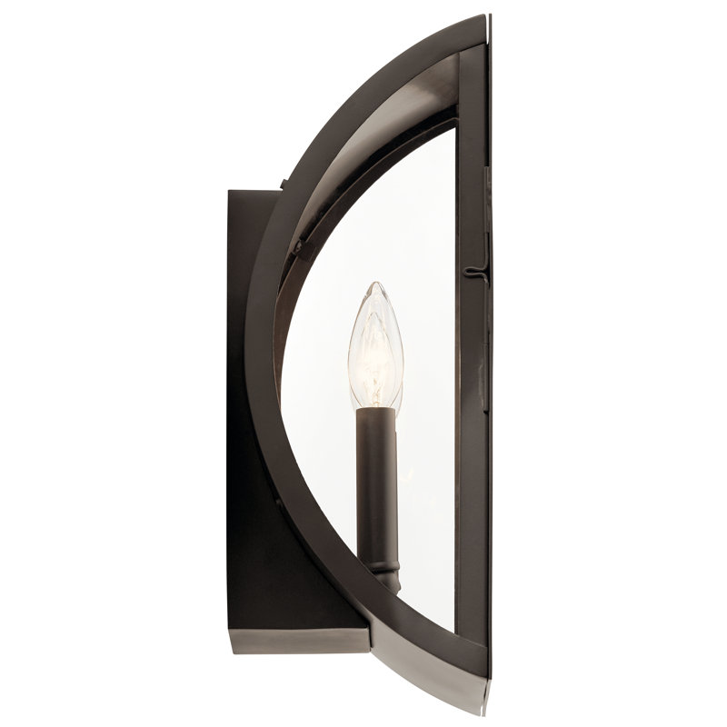 Draughn Wall Light, Olde Bronze, 15" H x 9" W x 9" D