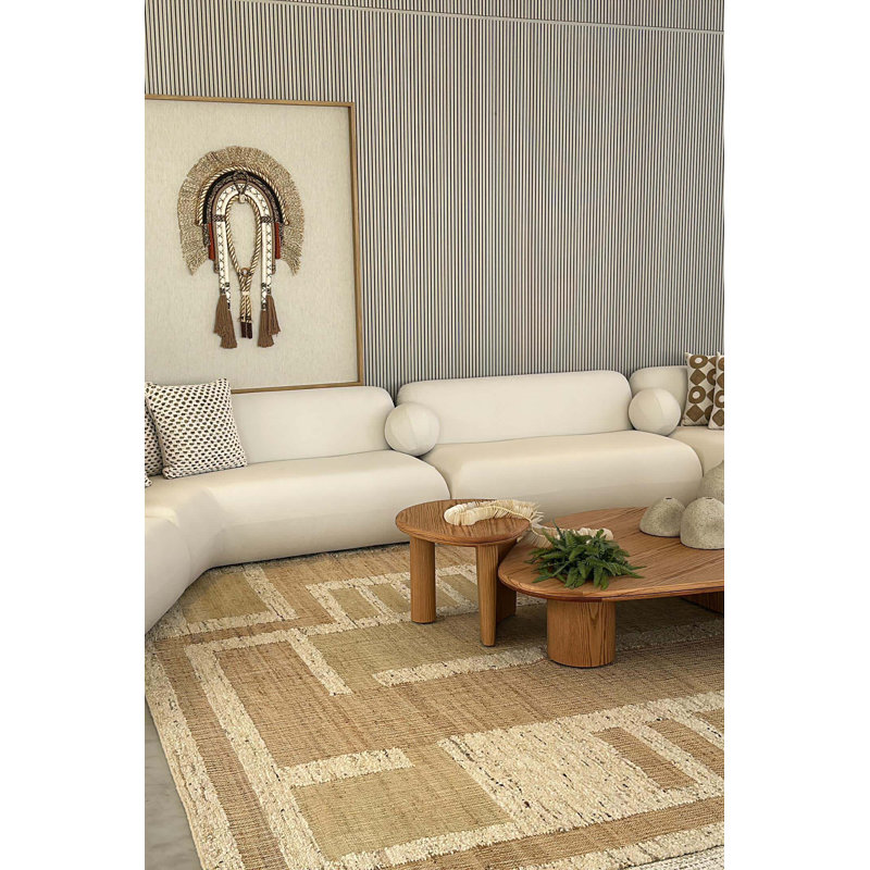 Tapis d'intérieur tissé à la main Aquila, Rectangle 12 pi x 15 pi